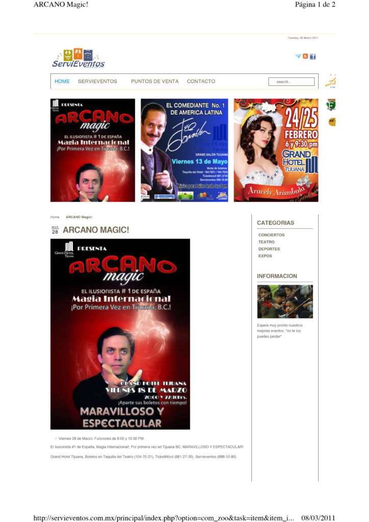 entrevista -arcano-show
