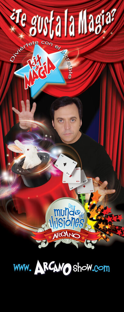 barner de publicidad cursos de magia