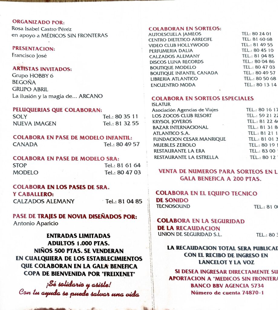 gala benefica