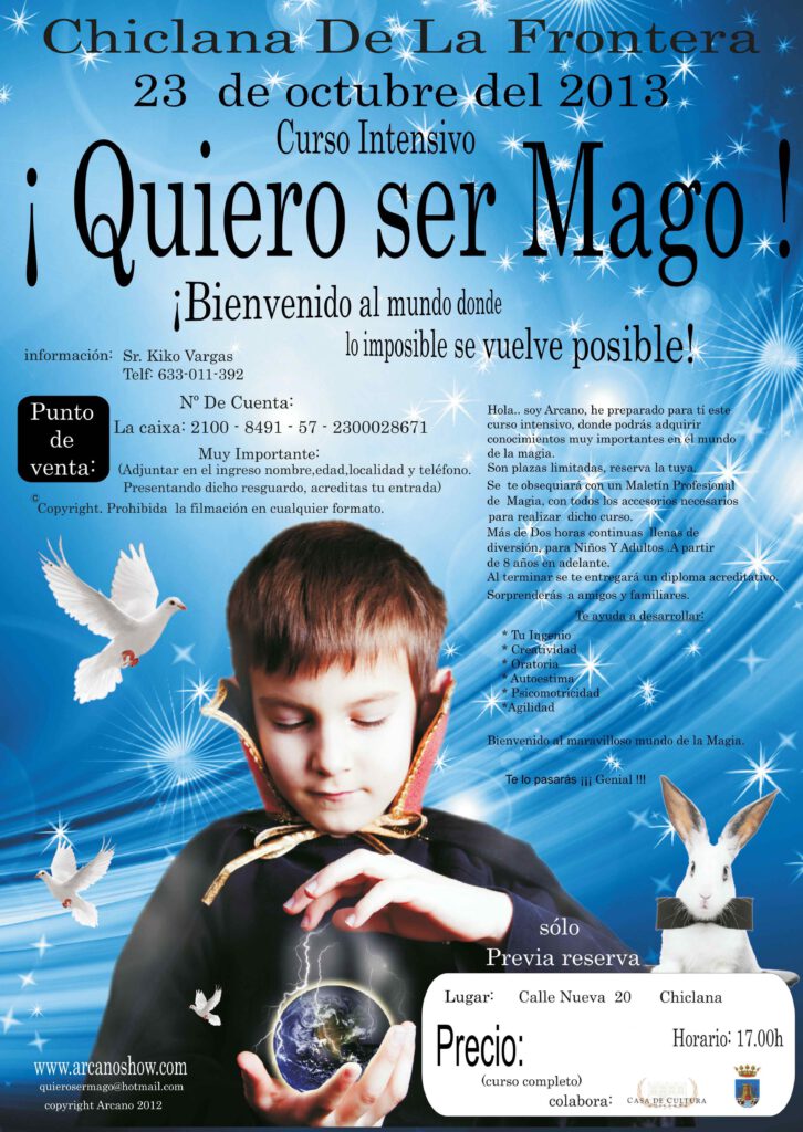 curso de magia en chiclana