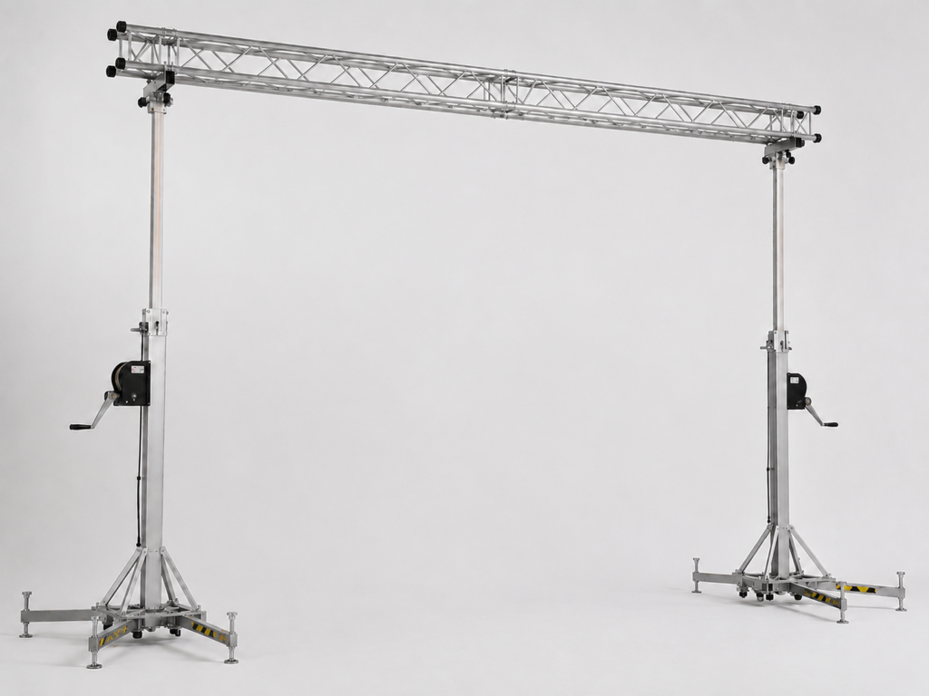 estructura de aluminio del show arcano