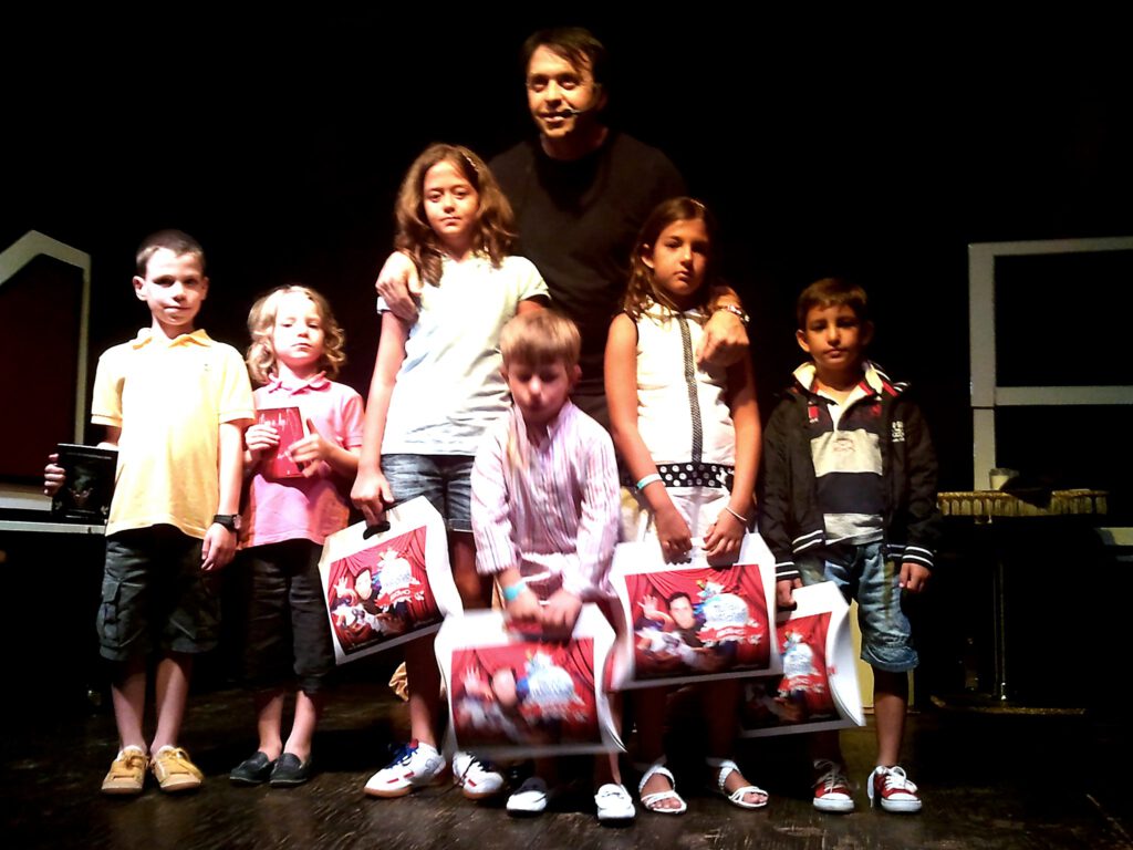 Experiencia mágica infantil organizada por Arcano Show.