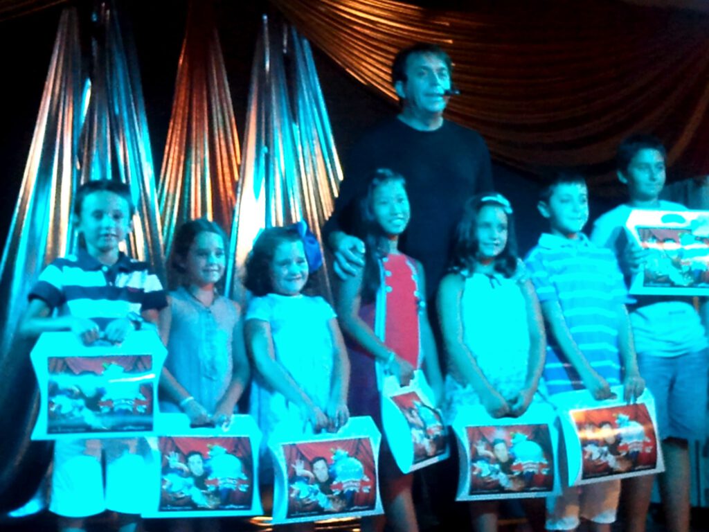 Actividades recreativas de magia para familias.